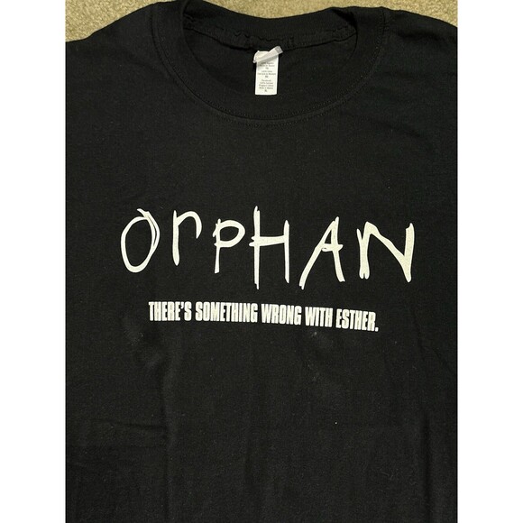 2009 Orphan Horror Movie Promo T Shirt Theres Something Wrong With Esther Rare - Picture 2 of 5